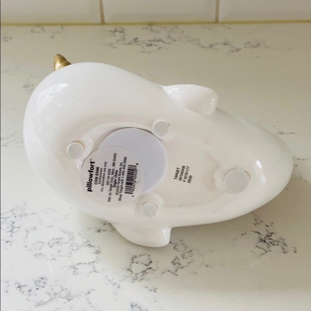 Pillowfort by Target  Unicorn Whale Coin Bank - Picture 11 of 13